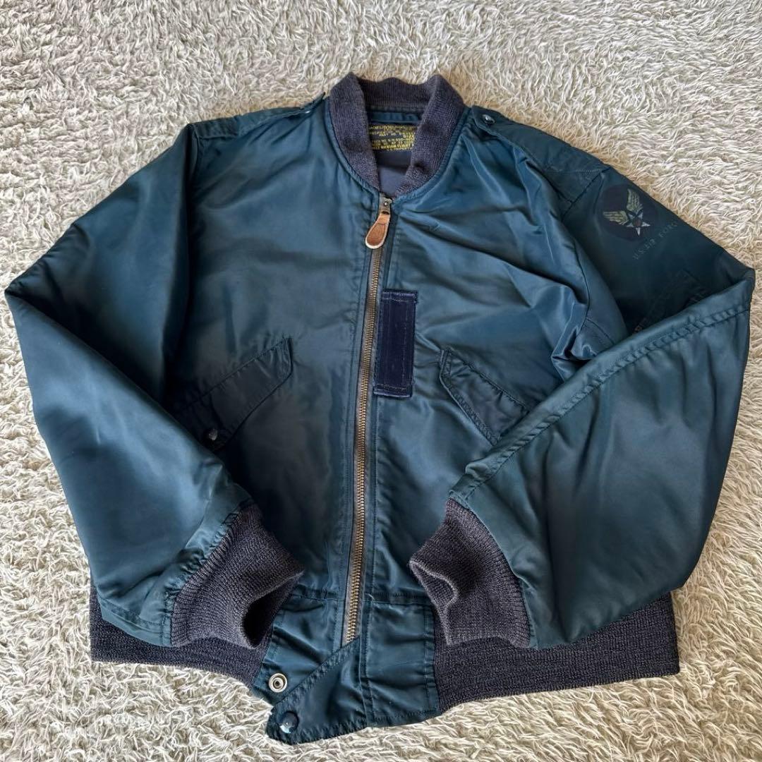 東洋　バズリクソン　フライトジャケット　L-2A ネイビー　フェード