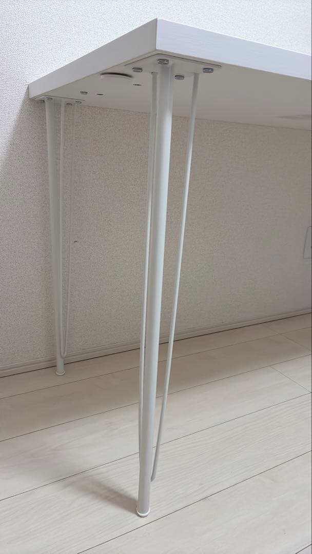 【組立説明書付き】ニトリ デスクプレフェセット ホワイト幅118cm
