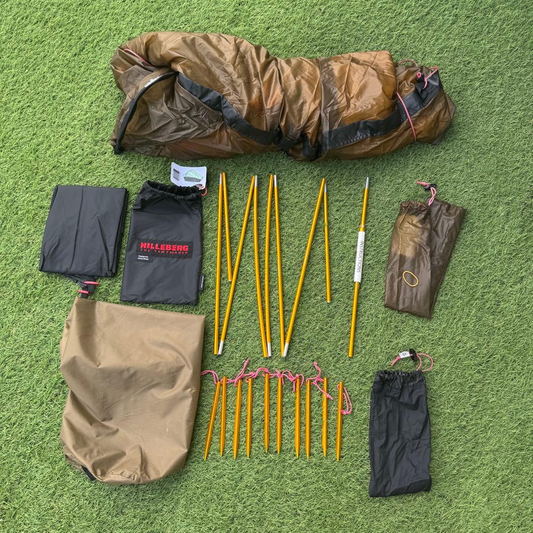 美品　ヒルバーグ アクト 純正フットプリント付き　Akto サンド