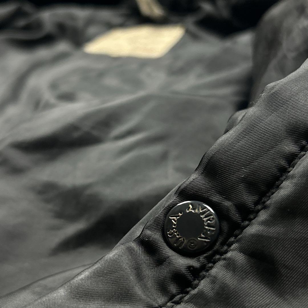 希少　アヴィレックス　N-2B 黒　ブラック　短丈　フライトジャケット　L