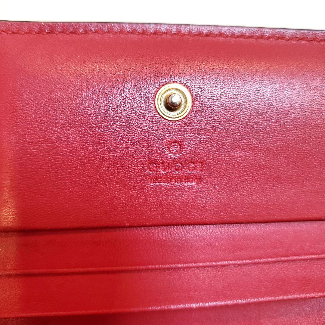 極美品 希少 GUCCI　チェリー　さくらんぼ　GGスプリーム レザー