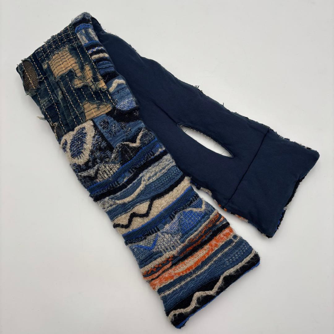 極美品 キャピタル BORO GAUDY KESAマフラー マルチカラー