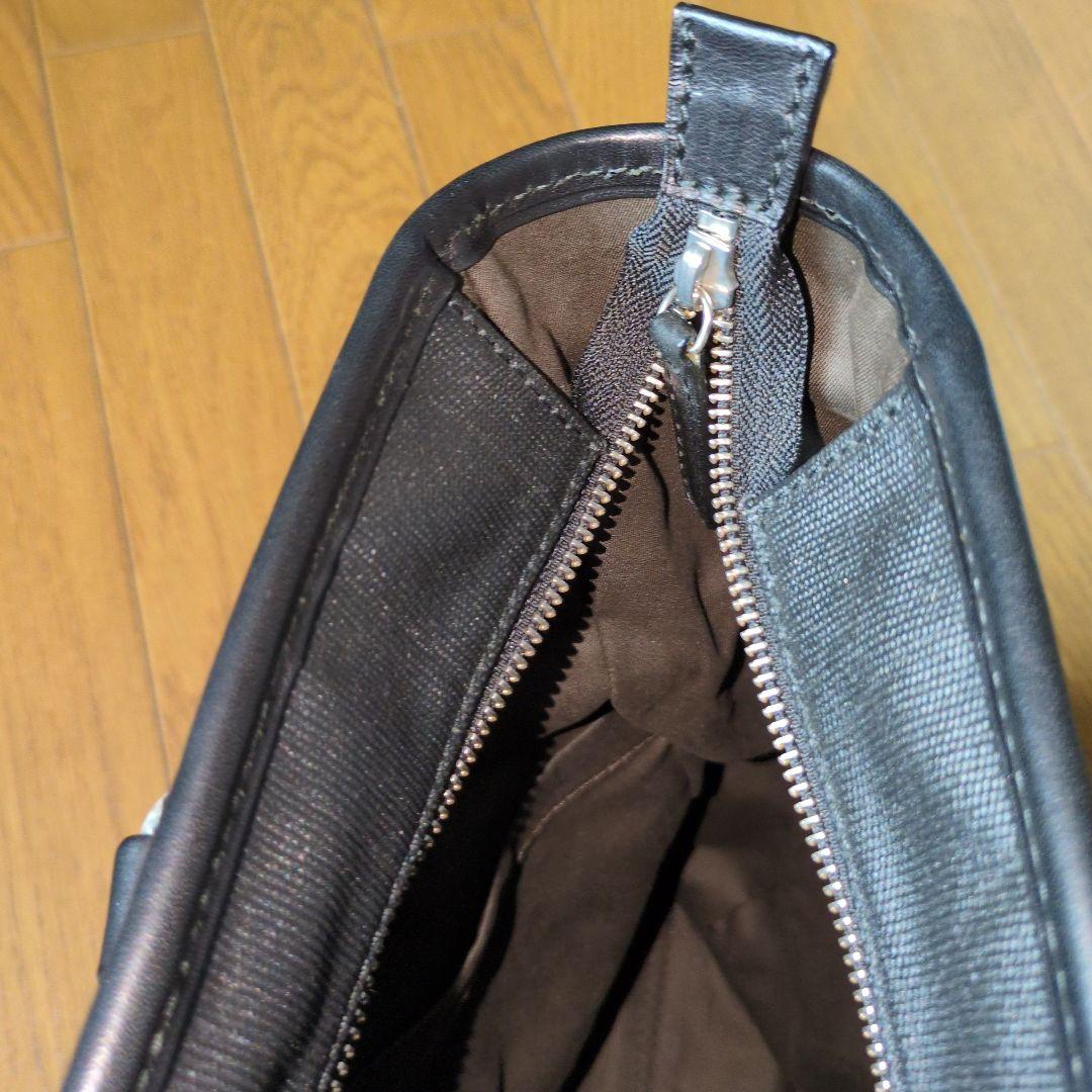 Daniel & Bob 黒 コーティング加工トートバッグ