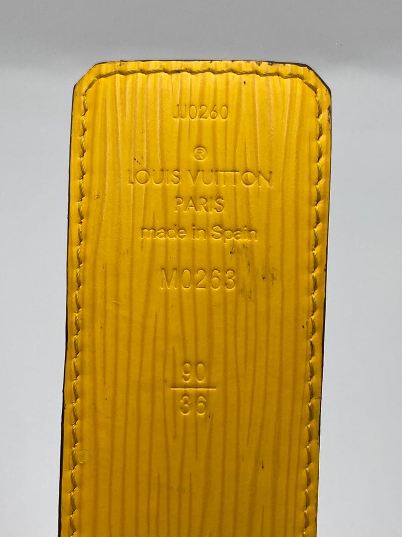 ルイヴィトン サンチュール LV イニシャル リバーシブル ベルト モノグラム