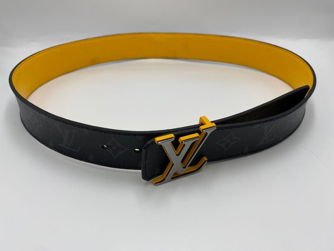 ルイヴィトン サンチュール LV イニシャル リバーシブル ベルト モノグラム