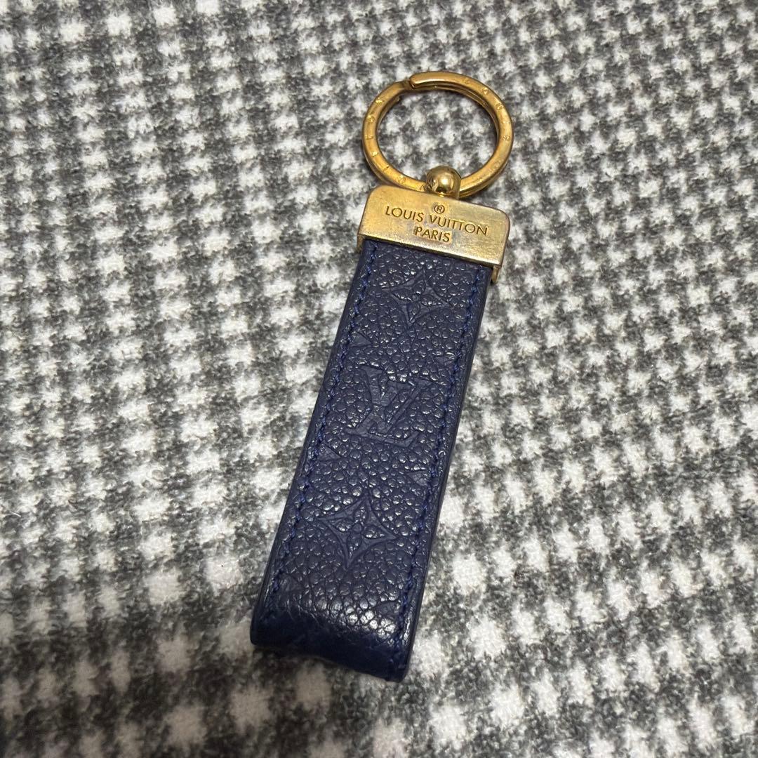LOUIS VUITTON ネイビー キーホルダー