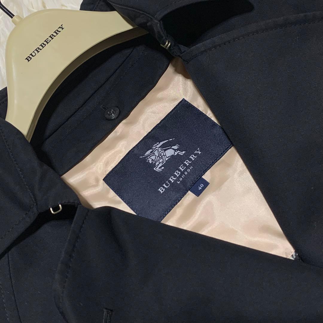 美品　バーバリーロンドン　トレンチ　ノバチェック　ライナー　ベルト　ブラック