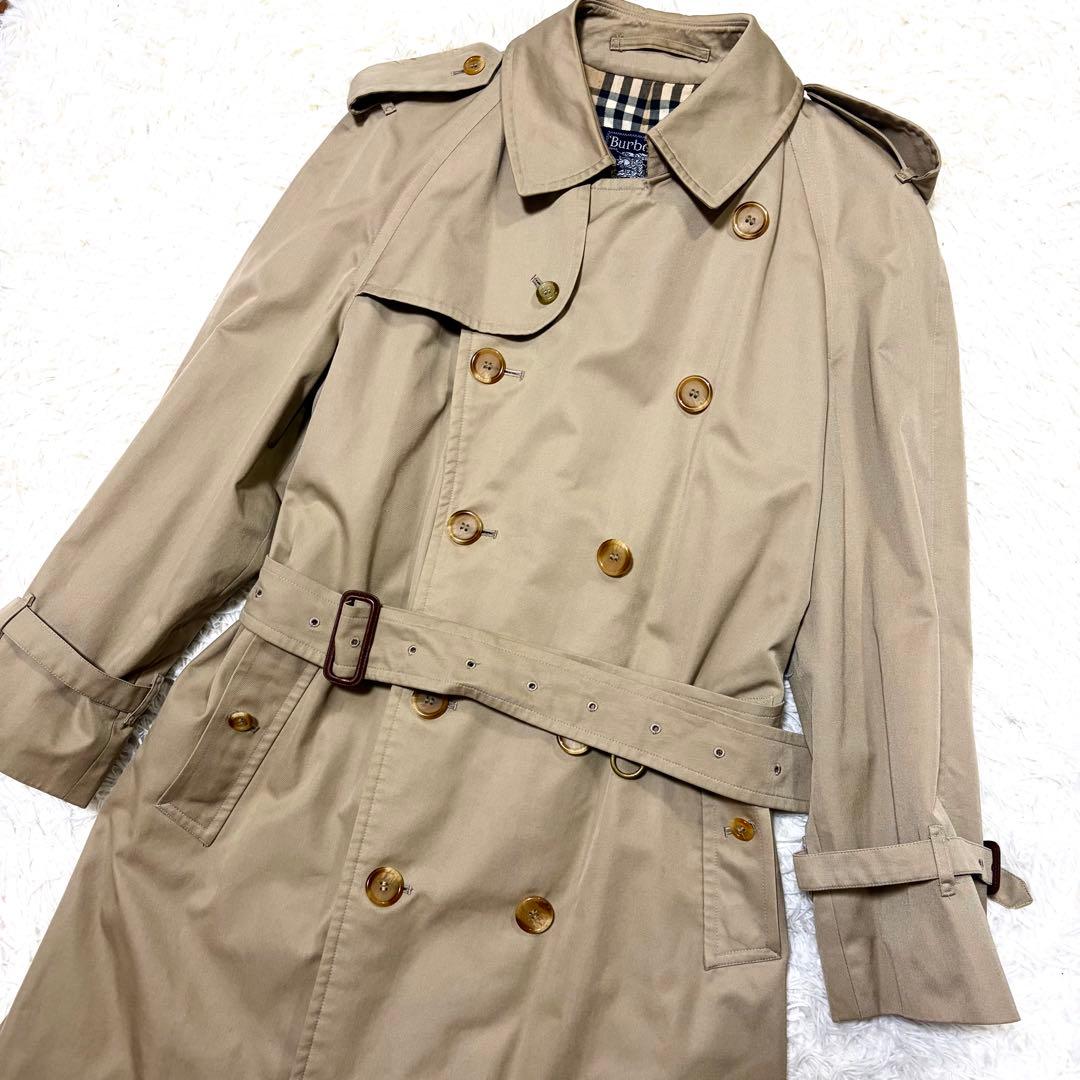 ✨美品✨BURBERRY バーバリートレンチコートノバチェック　Ｌ