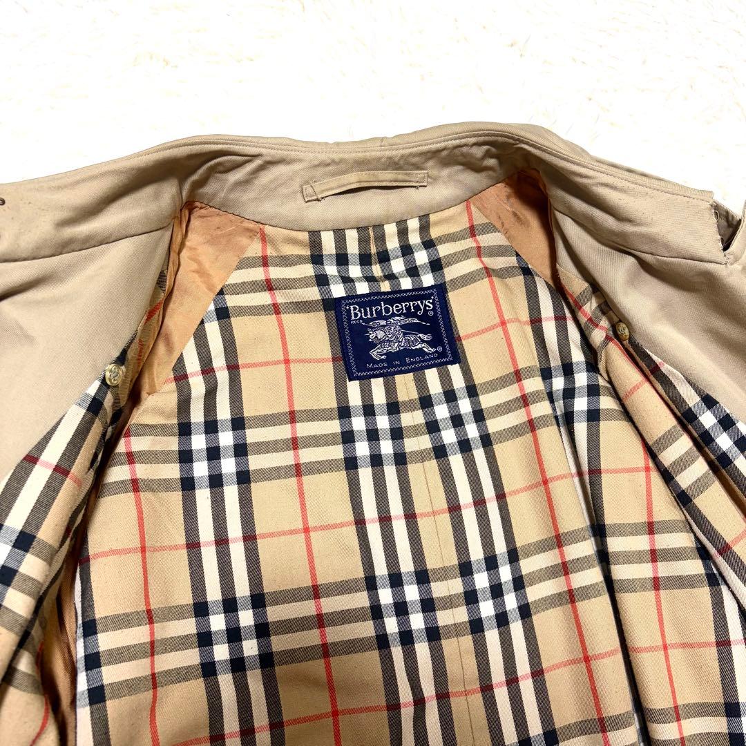 ✨美品✨BURBERRY バーバリートレンチコートノバチェック　Ｌ