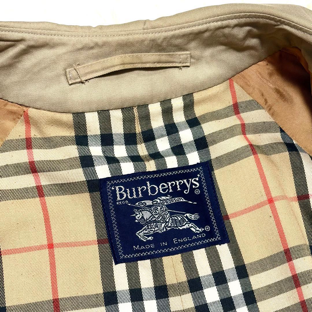 ✨美品✨BURBERRY バーバリートレンチコートノバチェック　Ｌ
