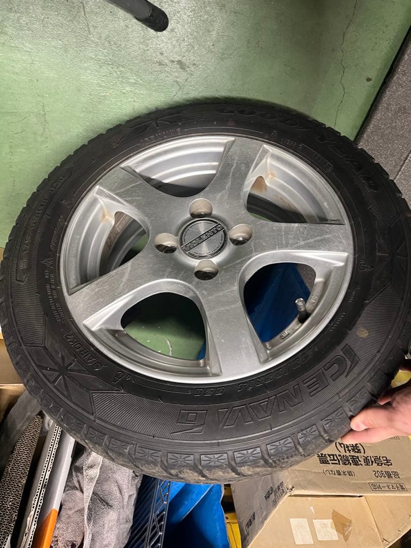 GOODYEAR ICE NAVI 14インチスタッドレスタイヤホイールセット