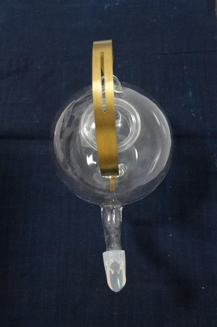 日ノ出化学製作所 ガラスポット M 真鍮