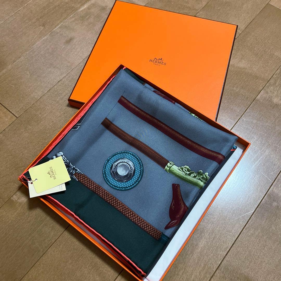 【新品タグ付き】エルメス　カレ　90 シルクツイル