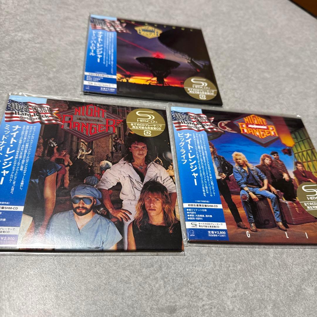 ナイトレンジャー 紙ジャケ SHM-CD 2009年再販版 3枚セット 中古