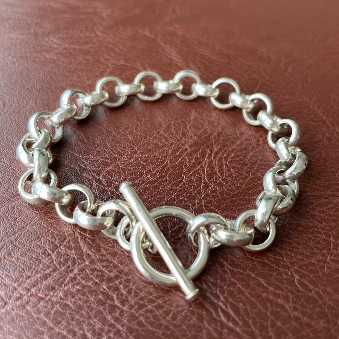 ヴィンテージ ブレスレット メンズ メキシコ製 シルバー925 ロロチェーン