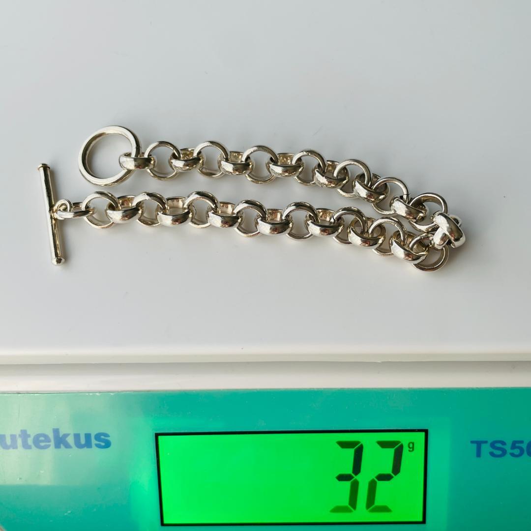 ヴィンテージ ブレスレット メンズ メキシコ製 シルバー925 ロロチェーン