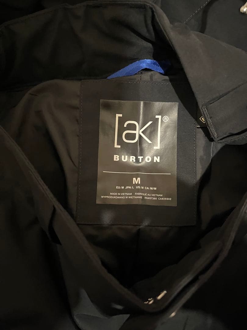 Burton [ak] スノーボードウェア M ブラック