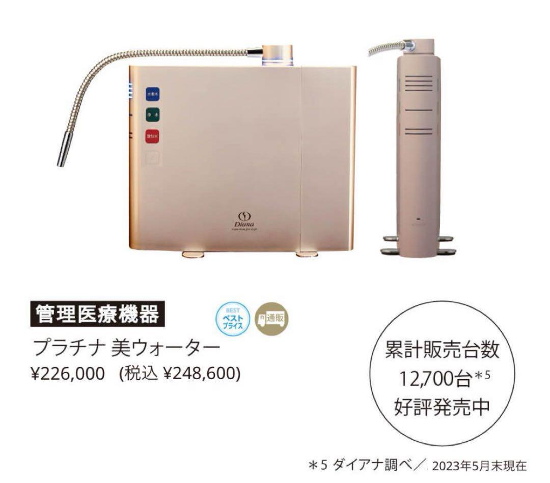 【値下げ交渉可能】ダイアナ　Diana プラチナ 美ウォーター ライトグレー