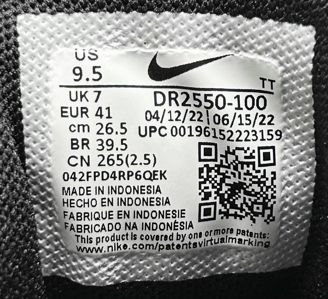 NIKE AIR MAX 95 ホワイトブラック 26.5