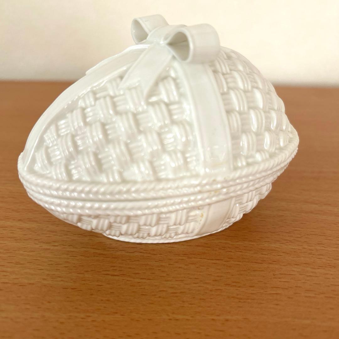 ティファニー 小物入れ　シビルコノリー Tiffany Weave 陶器