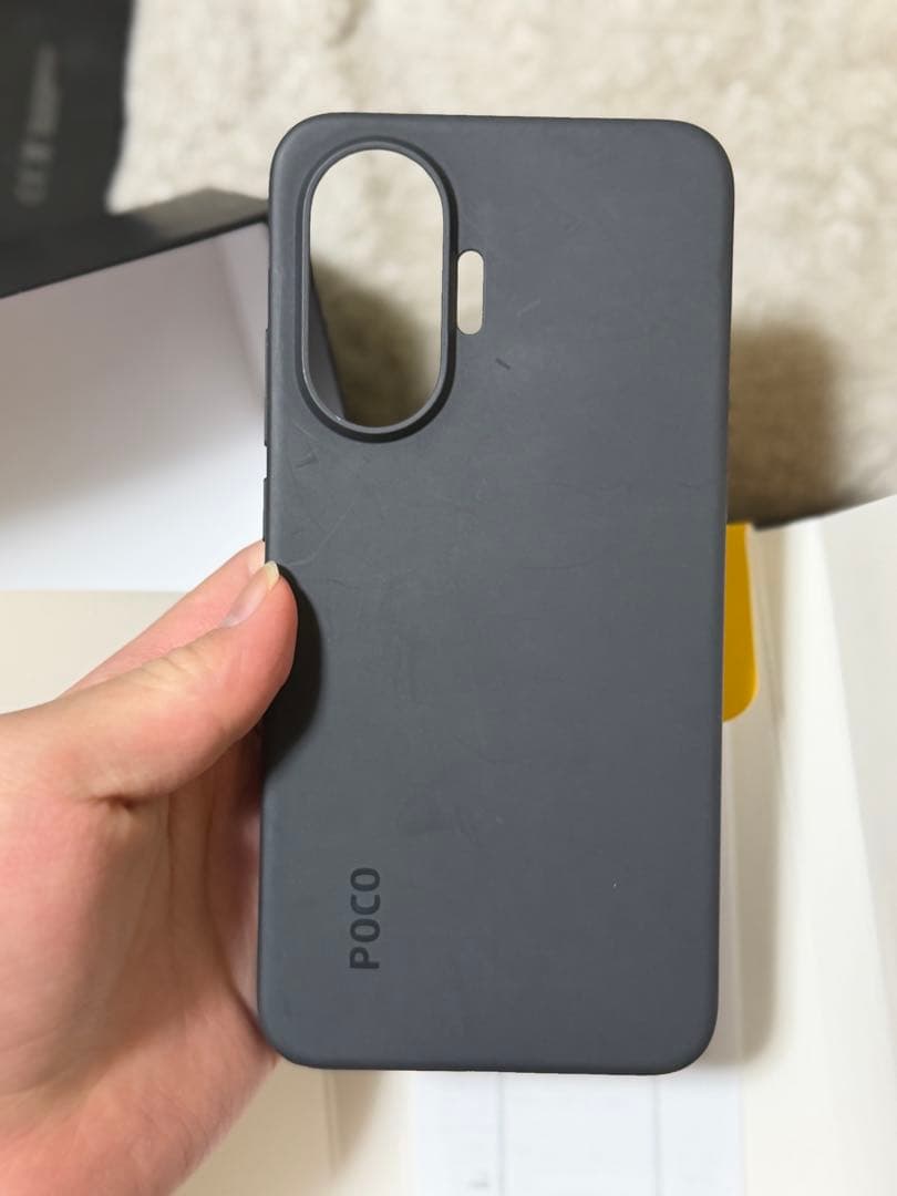 ア*ト様 POCO f7スマートフォン本体 グレー ケース付き