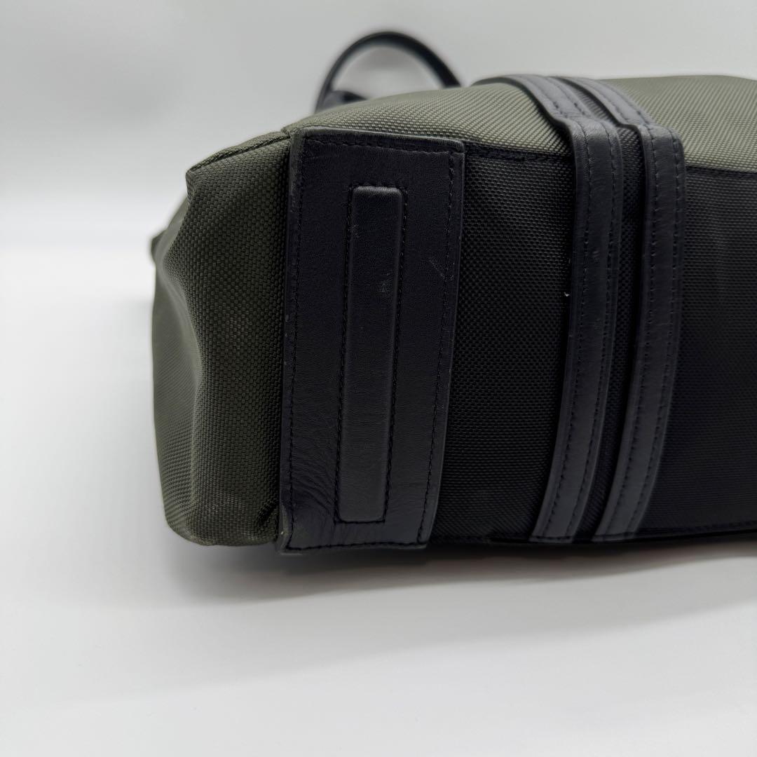 【良品】TUMI 日本限定 トートバッグ JARVIS カーキ 肩掛け トゥミ