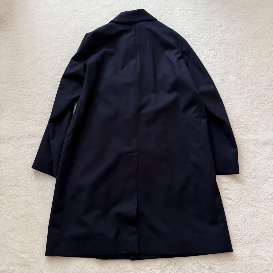 【極美品】マッキントッシュ DUNFORD ロロピアーナ ステンカラーコート 紺