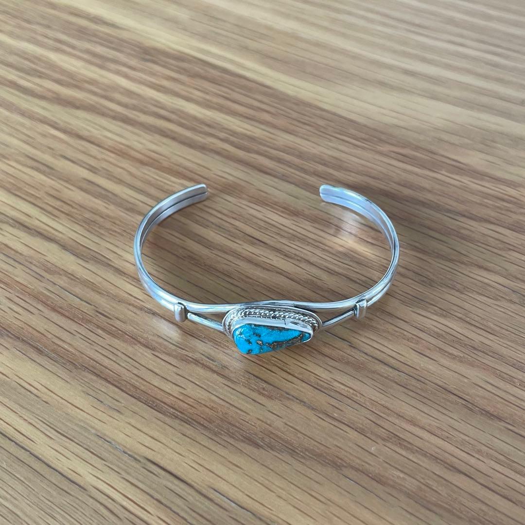 アクセサリー vintage turquoise silver925 bangle