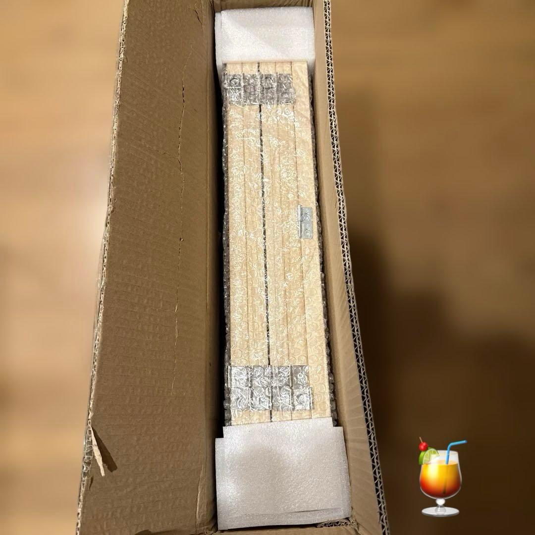 hinata様 未使用）ペット用木製ガード 長さ303cm 高さ60cm 折り畳