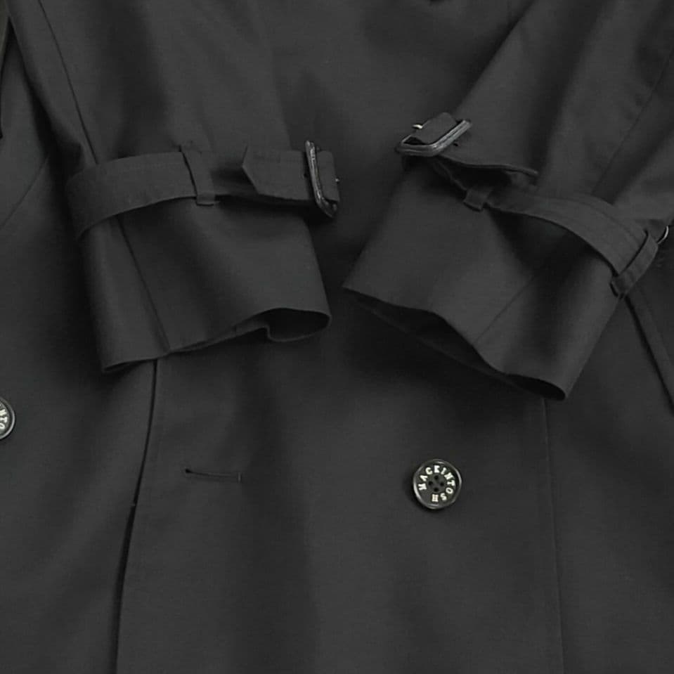 マッキントッシュロンドン ライナー トレンチコート 大きい 44 ブラック