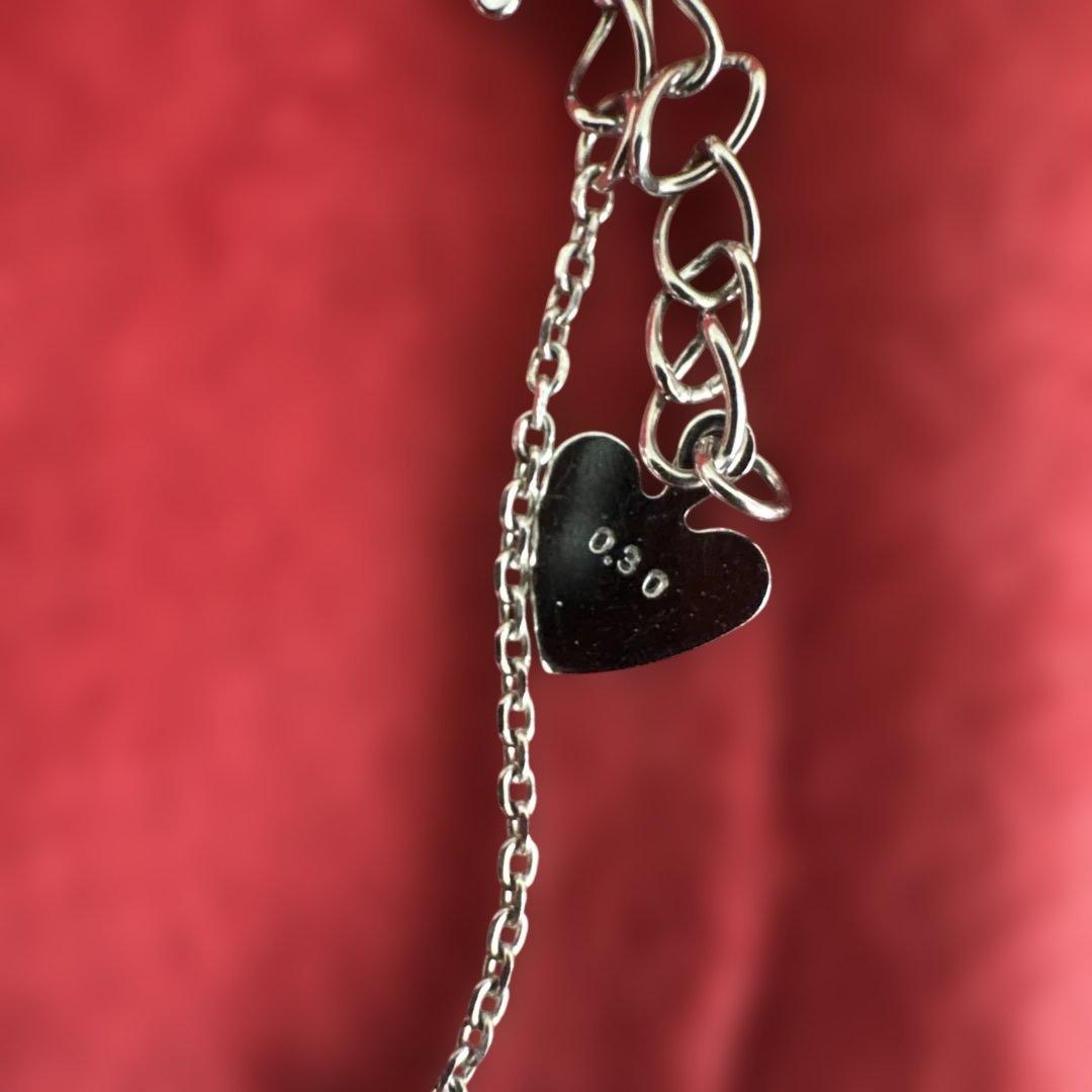 あんころ プラチナ850.ダイヤ0.3ct ブレスレット