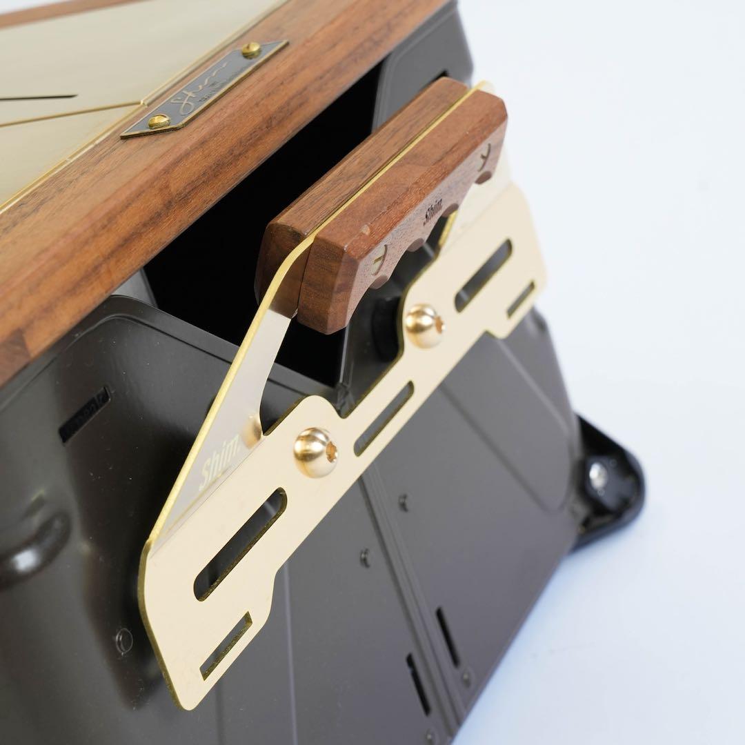 新品未開封 shim.craft シェルフコンテナ ハンドル 真鍮 SC25