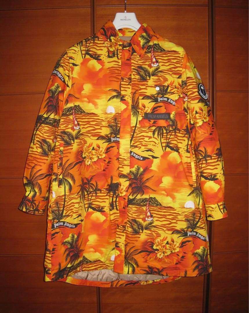 MONCLER PALM ANGELS モンクレール ダウンコートHawaii柄