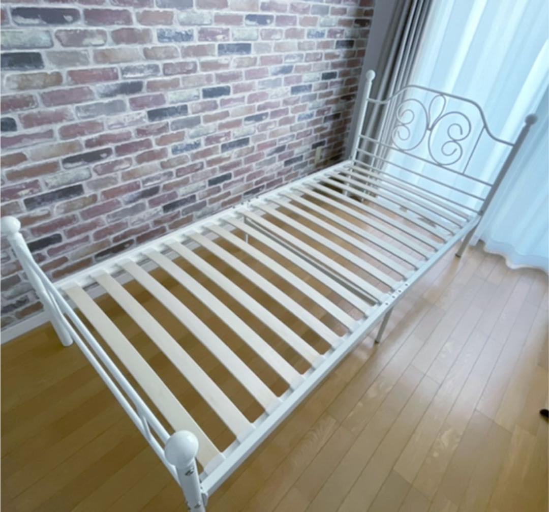 【 ニトリ 】シングル　パイプベッドフレーム