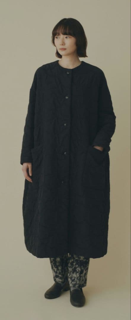 ミナペルホネン　wind wave　ロングコート　コート　アウター　新品同様