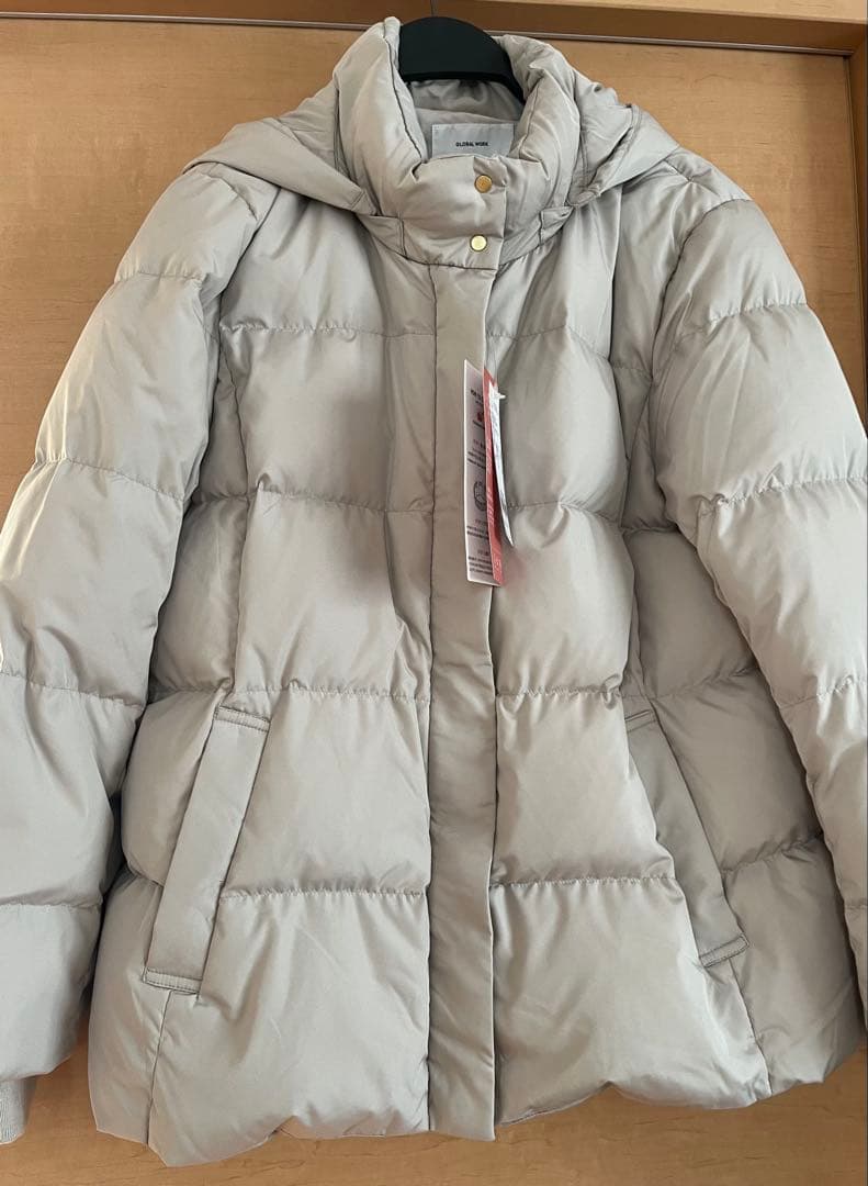 グローバルワーク☆ウツクシルエット撥水ダウンジャケット XL