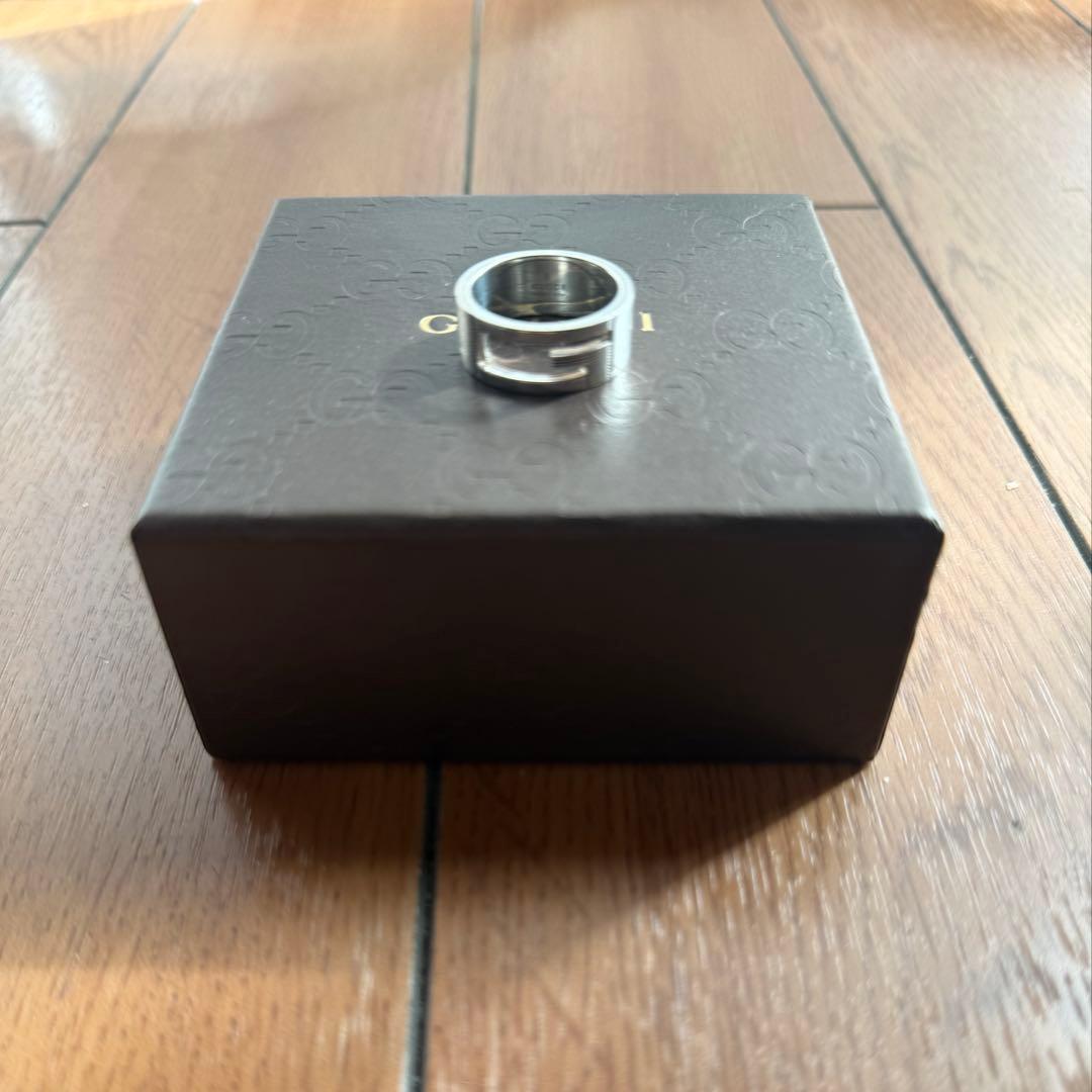 グッチ GUCCI ブランデッド G シルバー SV925 リング 16号