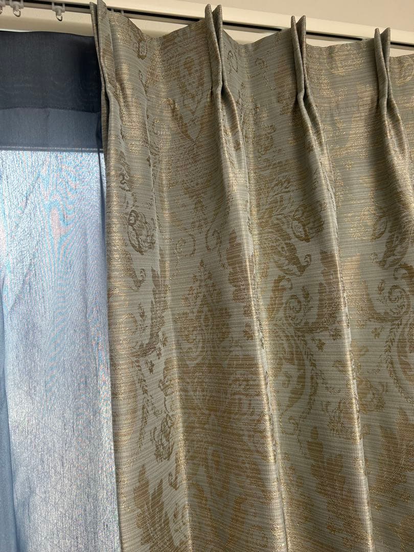 新品　カーテン　サンゲツ　sangetsu ダマスク柄