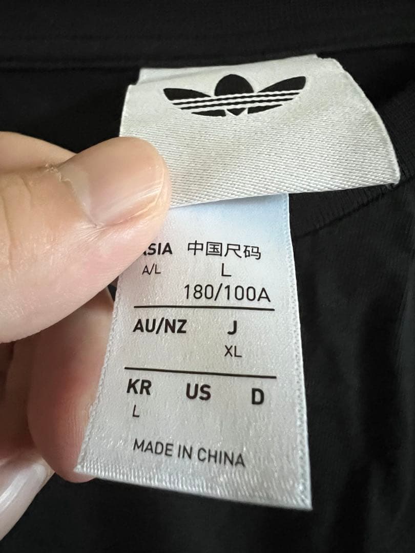 adidas x Oasis ロンT ブラック ロングTシャツ XL