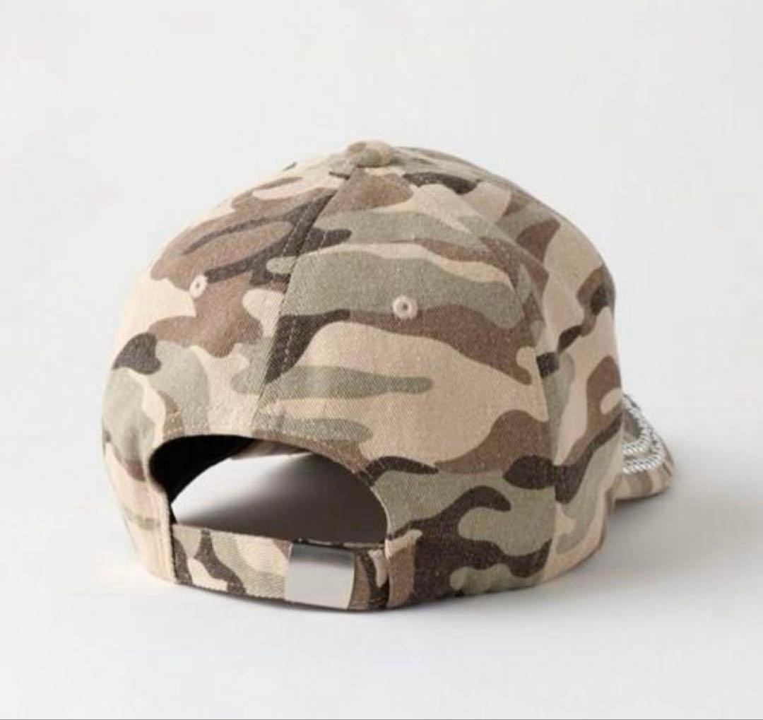 BEEDEN BD STUDS DAMAGE CAP ベージュ