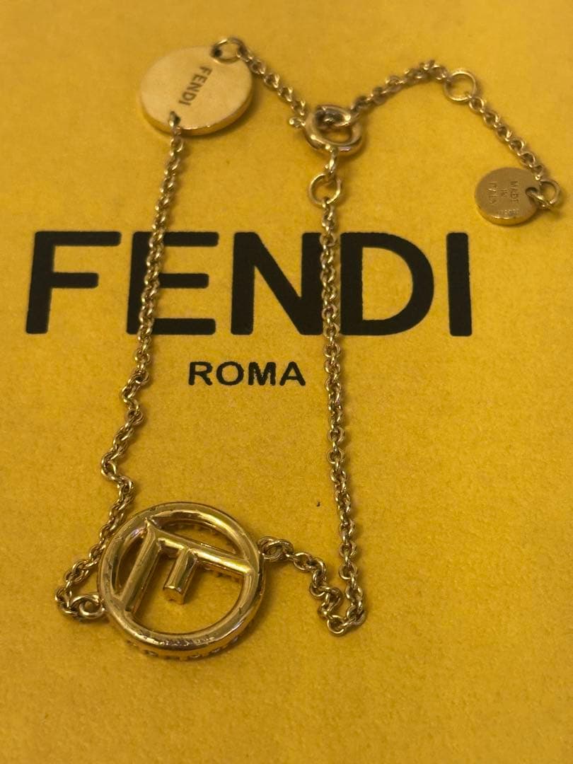 FENDI エフイズフェンディブレスレット ゴールド フェンディ