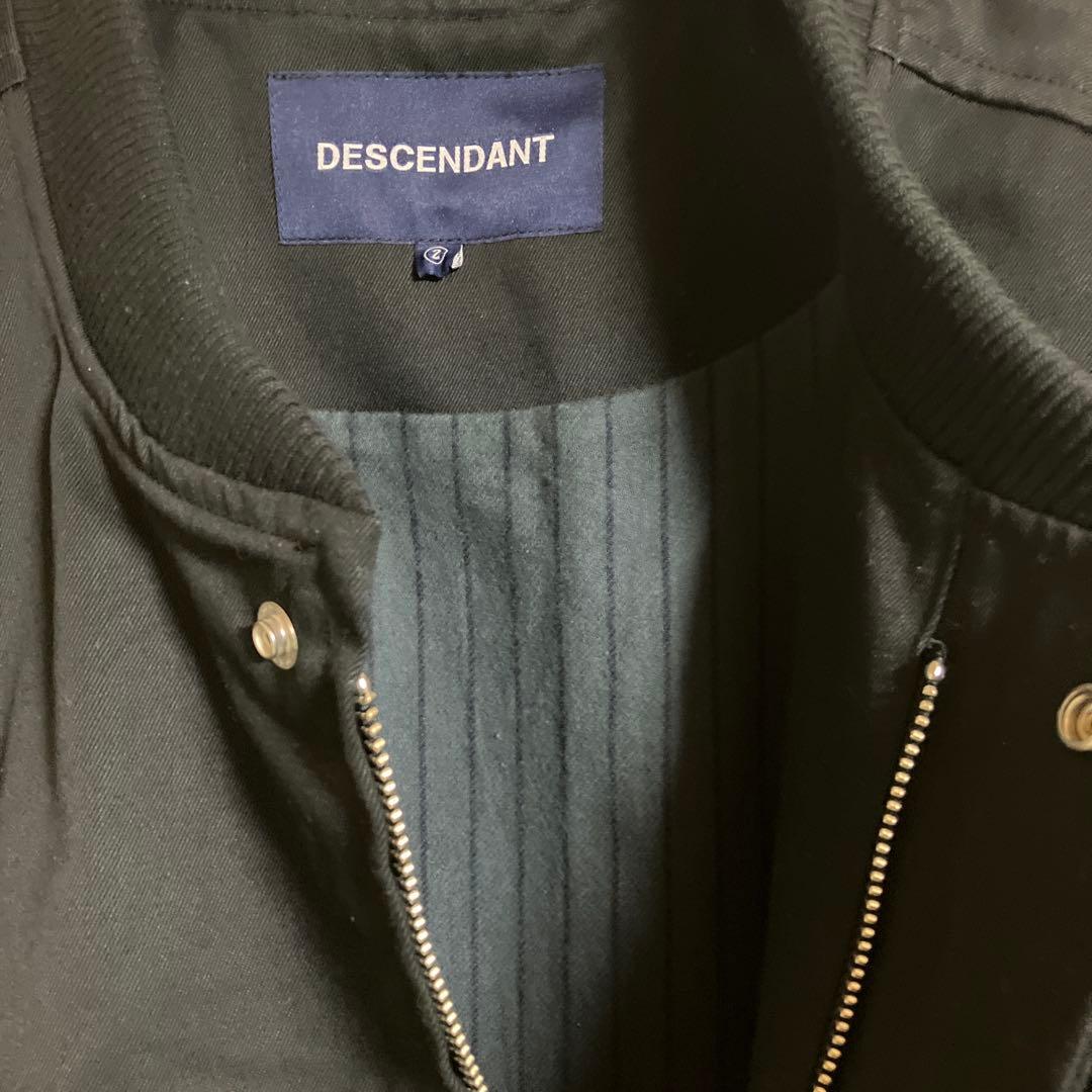 DESCENDANT PRT COTTON JACKET サイズ2 ブラック