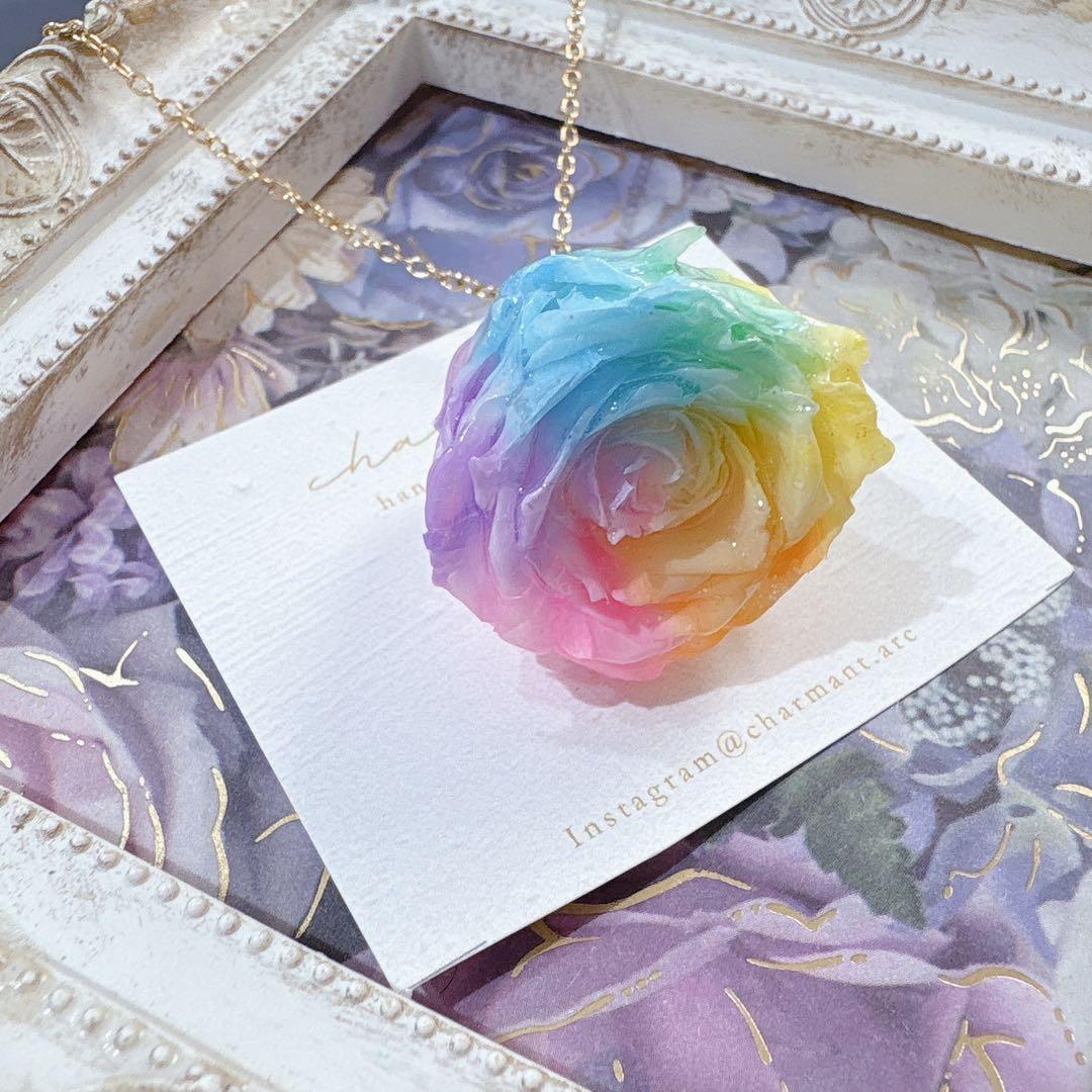 薔薇ピアス∗*゜/プリザーブドフラワー