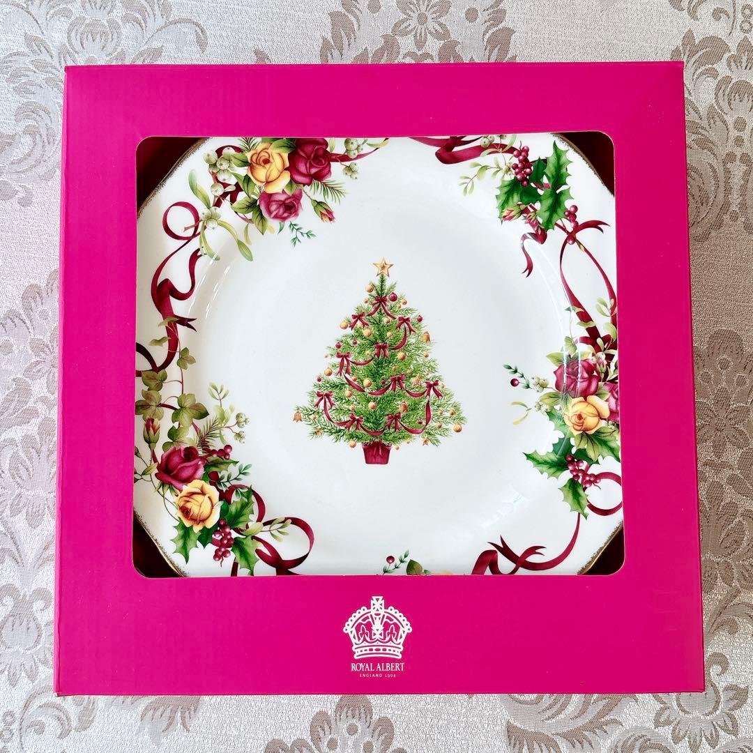 日本未発売❤️レア未使用❤️ロイヤルアルバート❤️オールドカントリーローズ　クリスマス