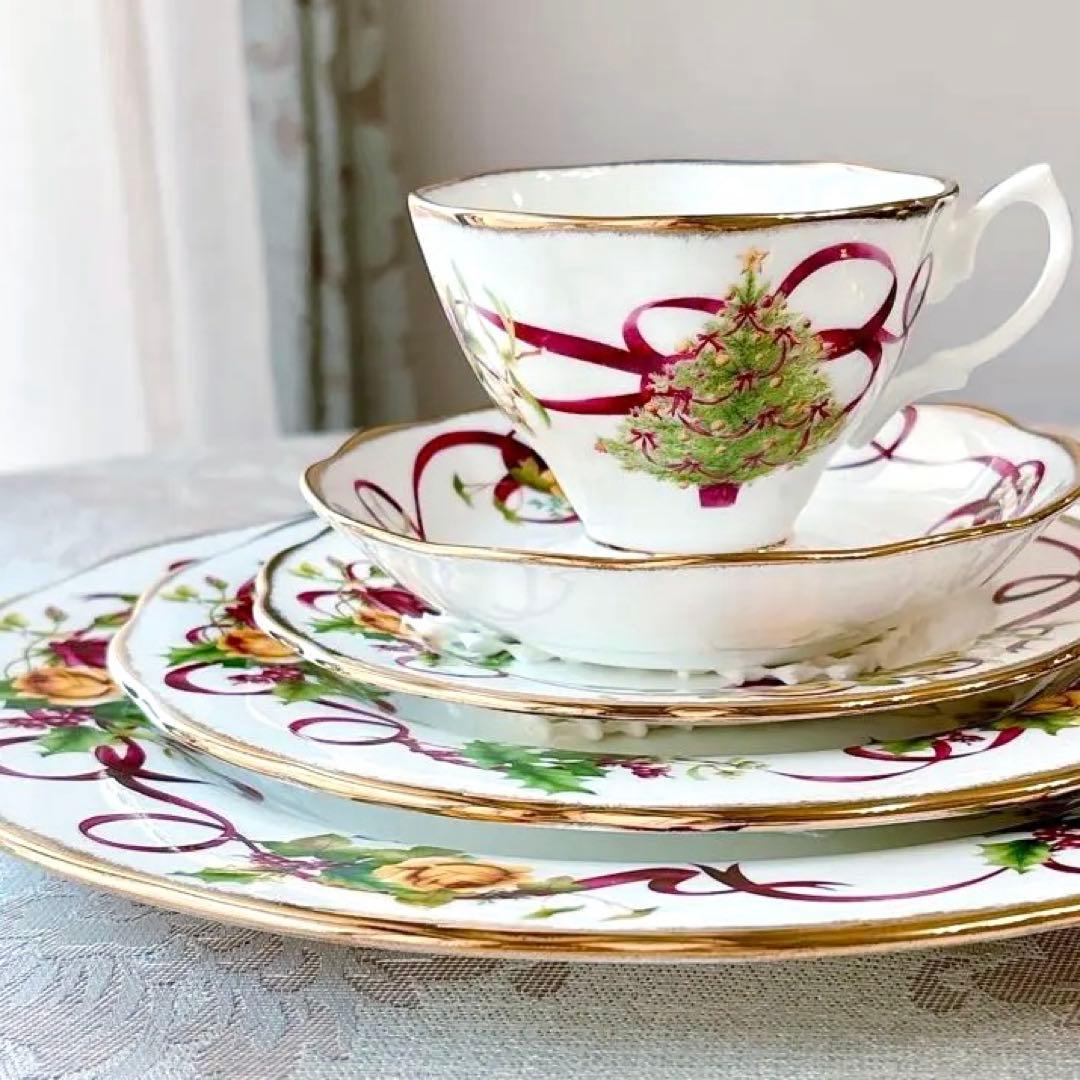 日本未発売❤️レア未使用❤️ロイヤルアルバート❤️オールドカントリーローズ　クリスマス