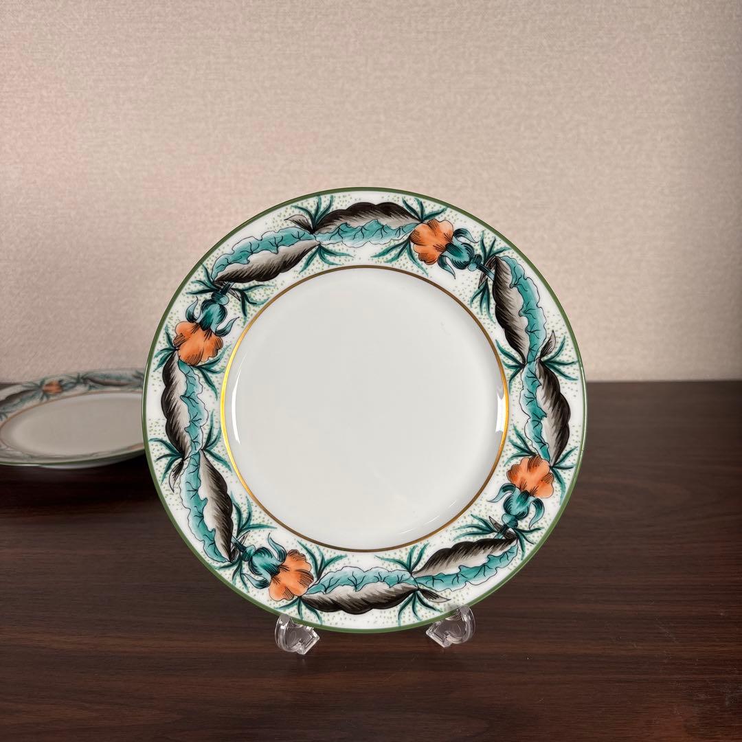 【未使用】Limoges Site Corot 手描きプレート 19cm 4枚