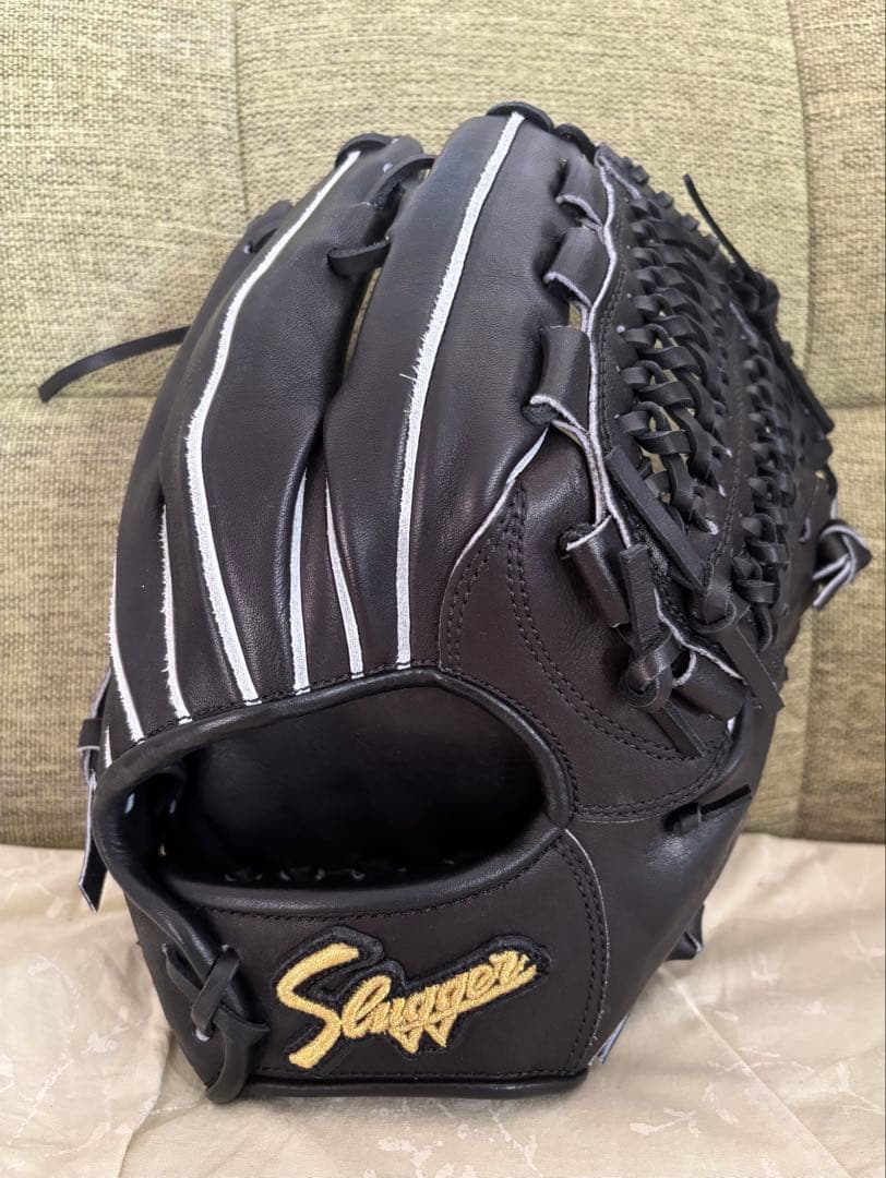 久保田スラッガー 硬式内野手用グラブ KSG-L7 ブラック 湯もみ型付済