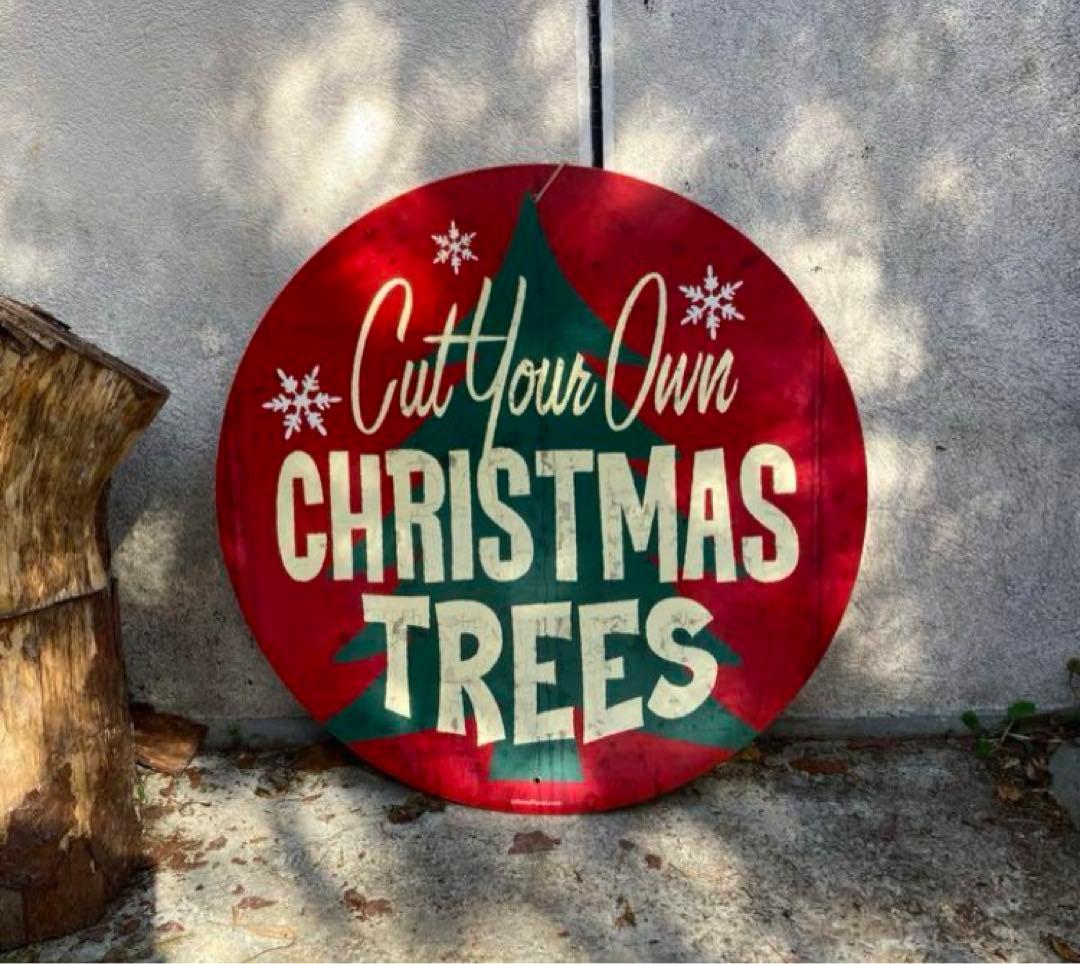 ティンサインプレート クリスマス 特大