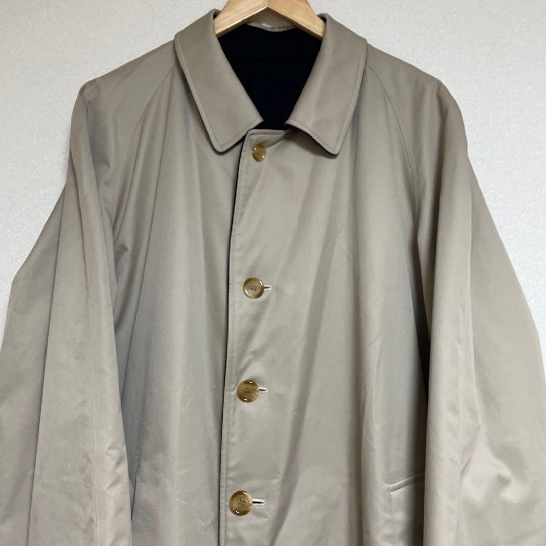 英国製 Vintage BURBERRY ウールアルパカ リバーシブルコート