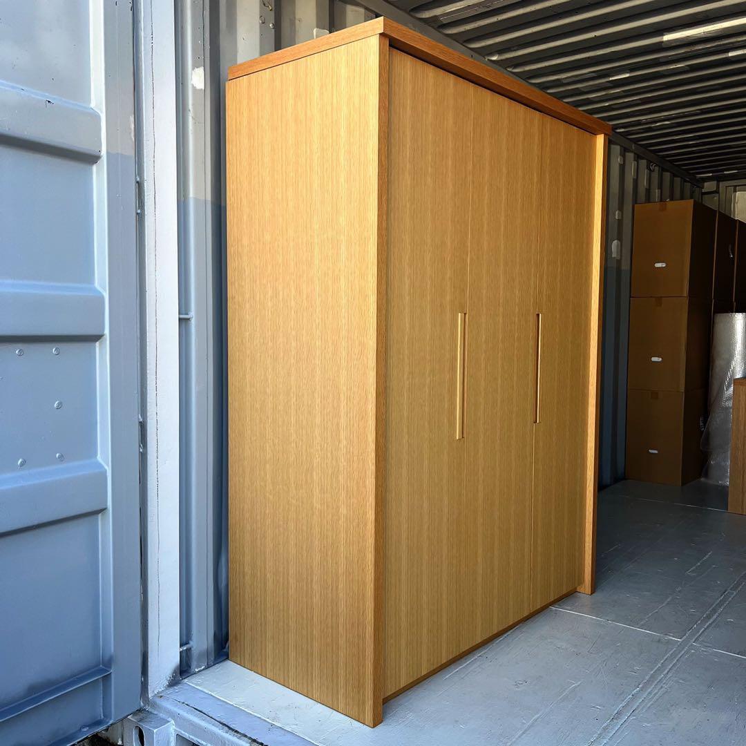 取付無料！アルフレックス特注品 天然木北欧ナチュラルワードローブ クローゼット✨